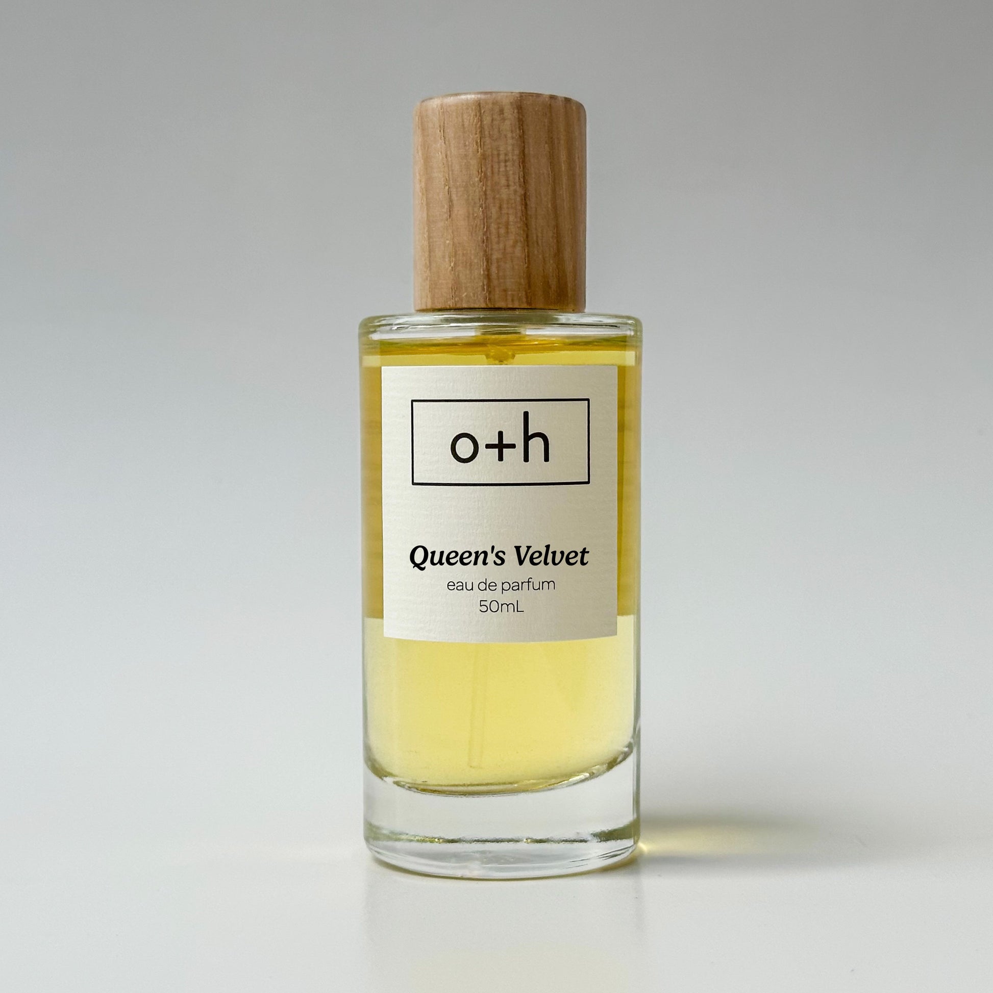 o+h parfum bottle Queen's Velvet warm floral earthy strong