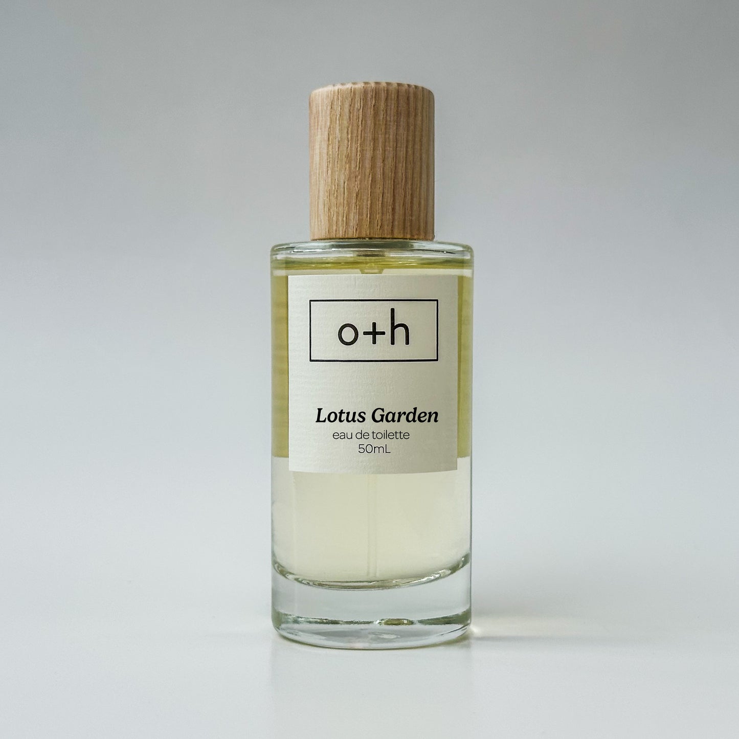 o+h parfum bottle Lotus Garden fresh watery airy green floral citrus light